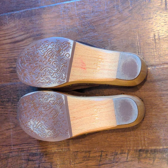 Clarks Indigo Wooden Clogs - Picture 5 of 6